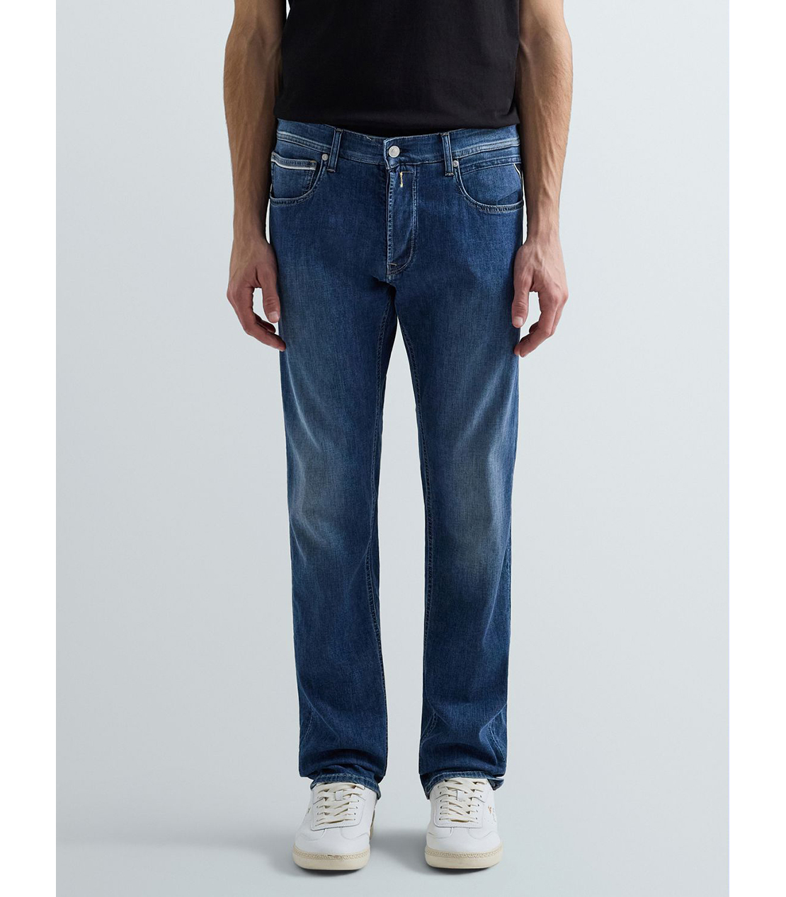 スリムストレートフィットGROVER 超軽量デニム 詳細画像 ブルー 1